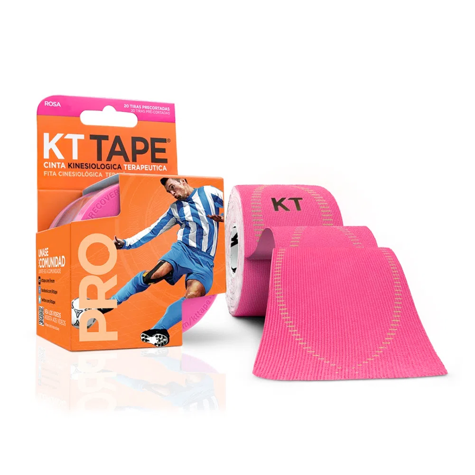 KT Tape Pro - Voorgesneden - Hero Pink - 5cm x 5m - Intertaping.nl